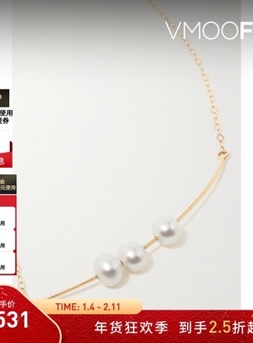 【新年礼物】Melissa Joy Manning 女14K金珍珠项链