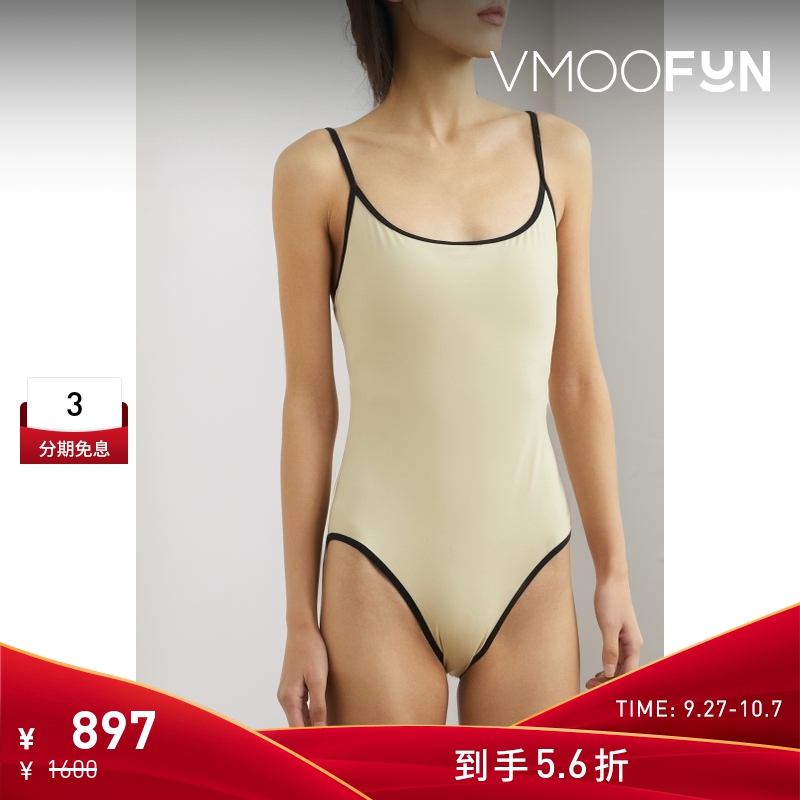 【折扣】TOTEME女士精致摩登撞色滚边连体泳衣