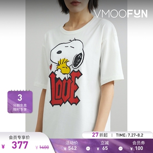 Philosophy PEANUTS聯(lián)名款 折扣 春夏女印花棉質(zhì)T恤