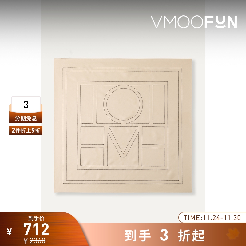 【折扣再降】TOTEME 女士真丝斜纹布花色丝巾