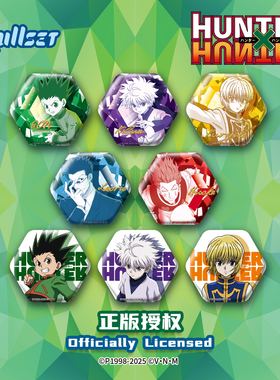 Nullset 现货 全职猎人奇犽立绘系列徽章盲袋小杰二次元动漫周边