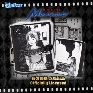 Nullset伊藤润二狂热漫画书抱枕毛绒川上富江二次元周边摆件