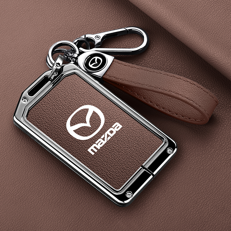 适用马自达EZ6卡片钥匙套马6轿跑m6m8m3m2m5cx4卡包扣车配件金属