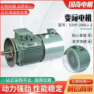 30KW变频调速电机纯铜电机 变频电机V2VP 200L1 2立式 卧式