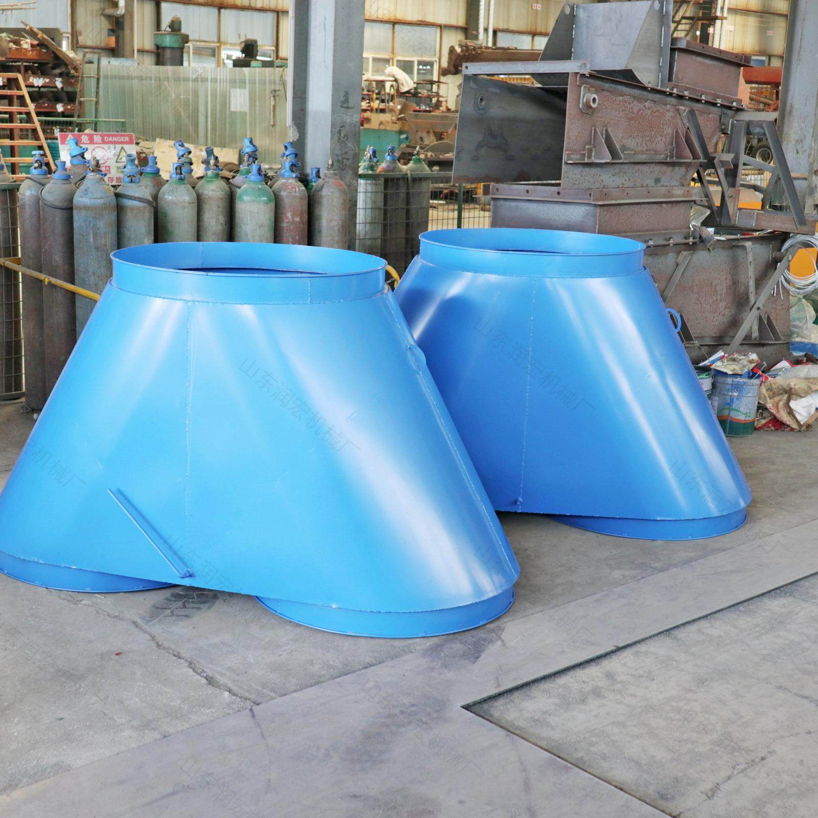 矿用铁质分风器Y型三叉风筒铁三角巷道通风三通管道800直径分风器