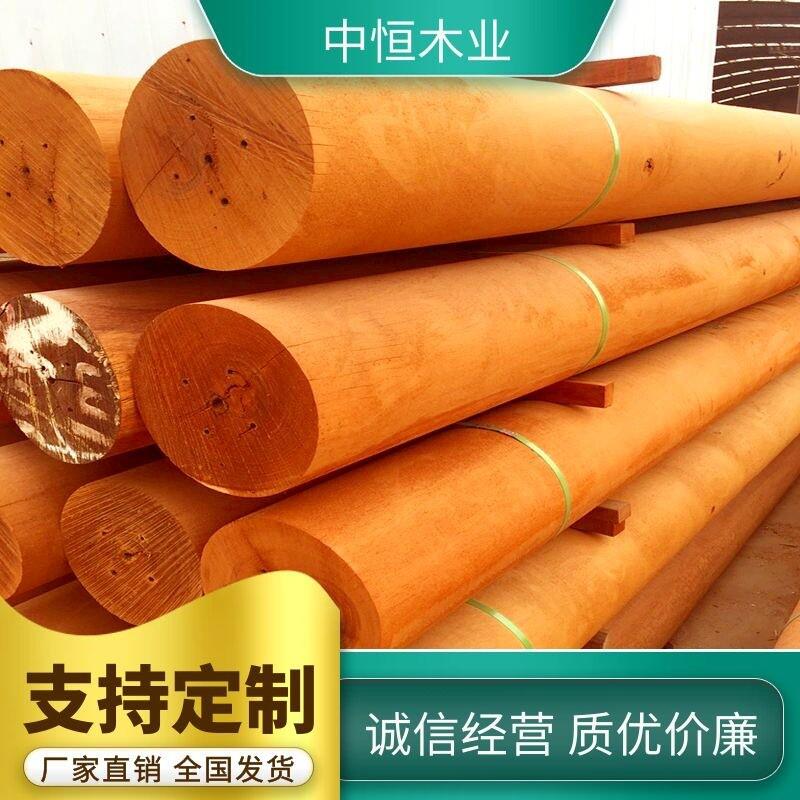 印尼菠萝格园林古建料 非洲菠萝格木扶手车圆柱 菠萝格实木地板料