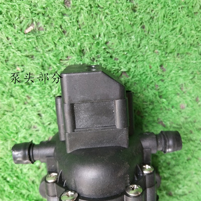 直流12伏电动喷雾器高压自吸大功率洗车浇花水泵三缸隔膜泵智能泵