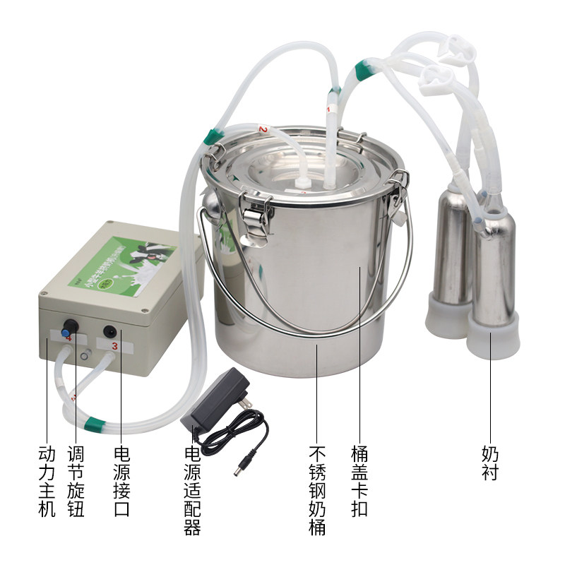 牧多多挤奶器牛用小型家用羊奶吸奶器脉冲电动羊用充插两用挤奶机