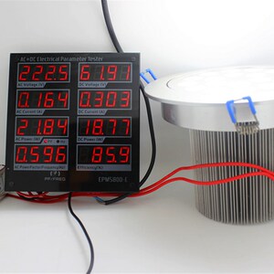 EPM5800-E 电源效率测试仪/ 交直流功率计/led驱动测试仪 面板表