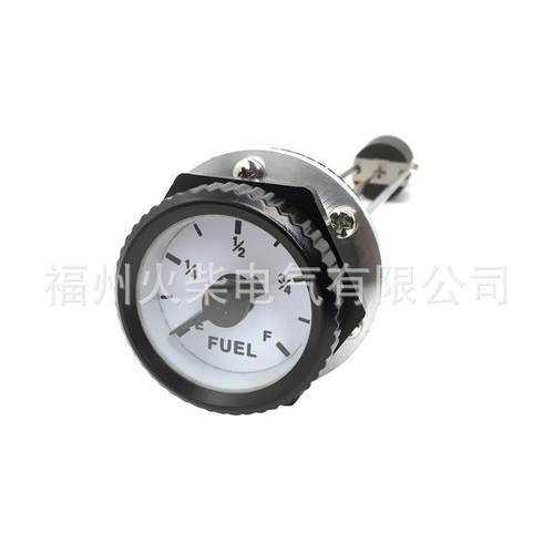 柴油发电机组油箱油位表机械指针式油表铝法兰油浮子油位计