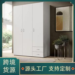 热销板式 卧室柜衣工厂衣柜 家具外贸新品