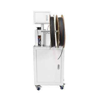 线材穿套管收缩机自动送料裁断套管机烘烤缩管机线材自动穿套管机