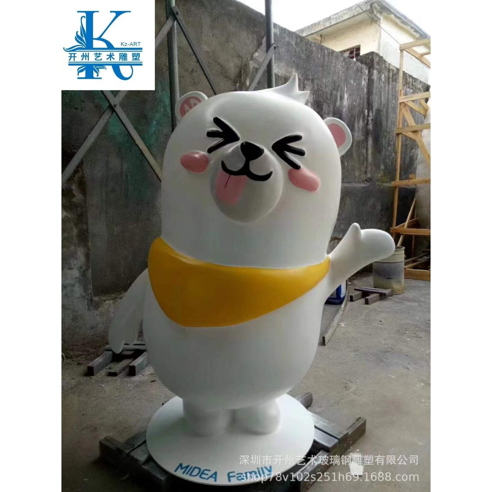 景观小品雕塑户外卡通人物门店商场美陈欢迎摆件户外园林庭院装饰