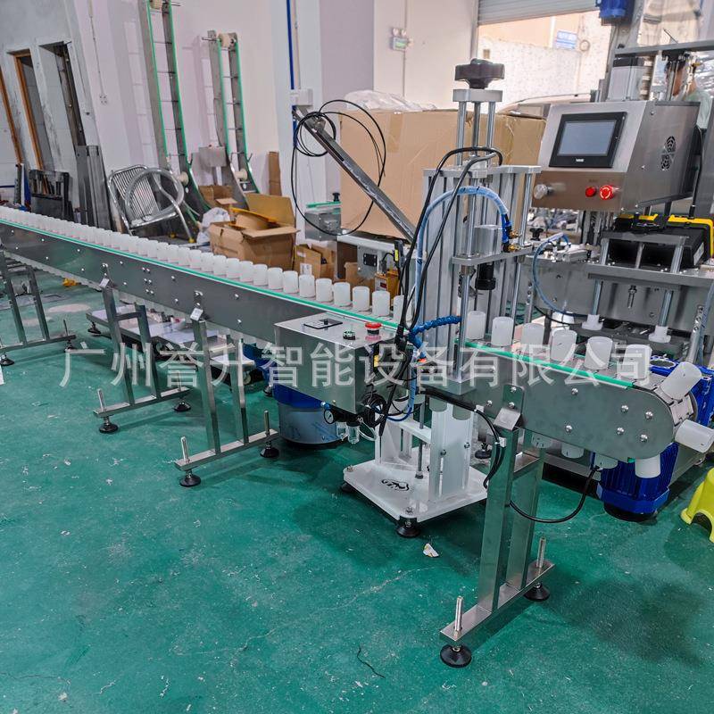 分离式柠檬水蜂蜜水瓶盖压盖机饮料瓶旋转盖全自动上盖专用封口机
