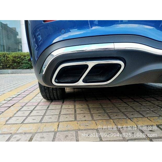 适用于22款奔驰C级 四出尾喉 不锈钢材质改装排气 W206 2022