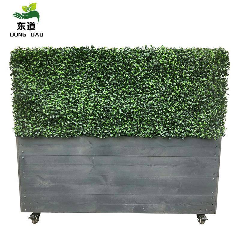 热销绿植墙仿真植物草坪墙面装饰塑料园林绿化假篱笆墙米兰墙