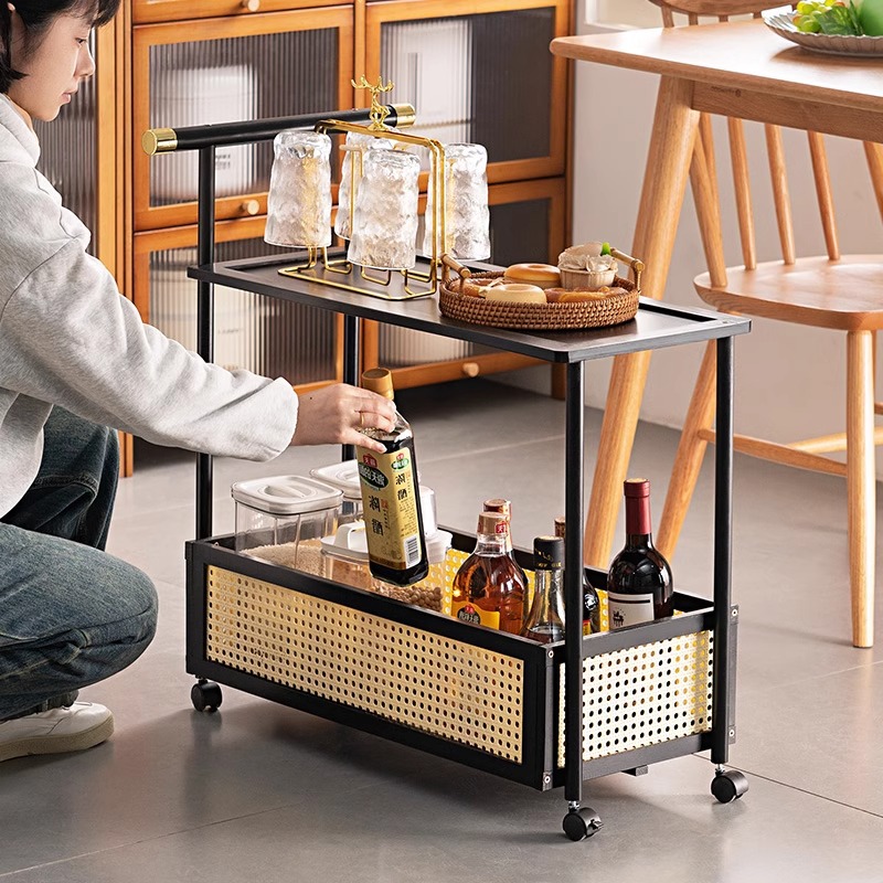 厨房台面调料架子收纳置物架用品整理架分层多功能置物柜橱柜神器