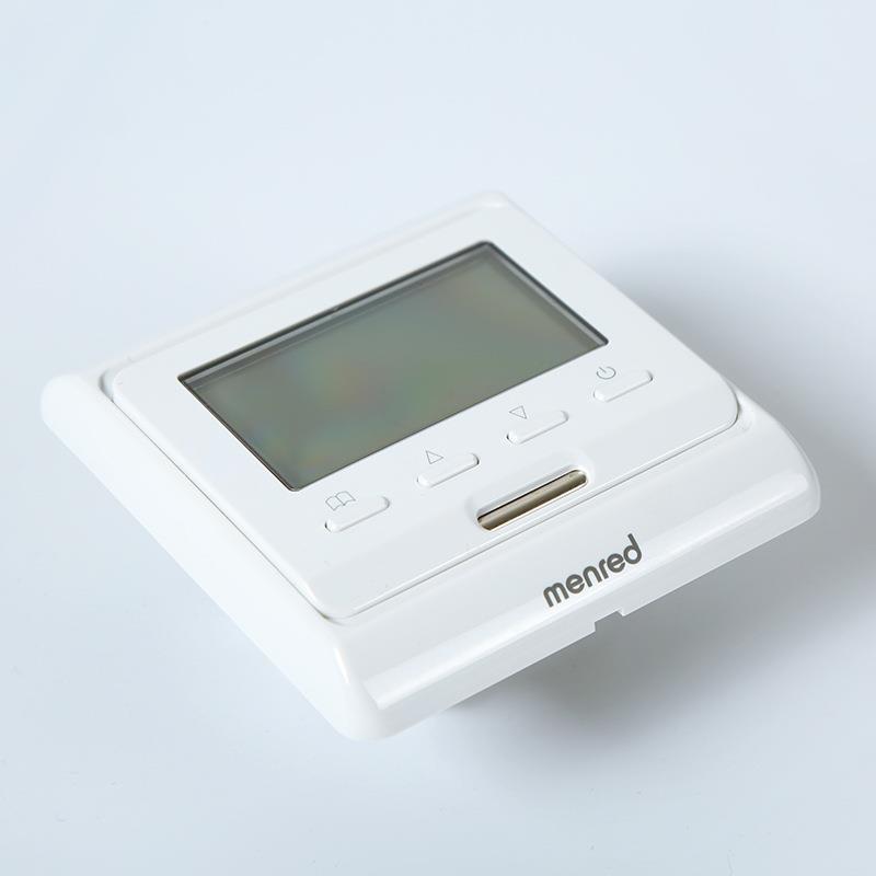 定制E5液晶周循环编程温控器面板家用电水暖智能温度控制器