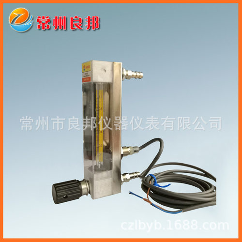 DK800-6F/K1玻璃转子流量计 氮气流量计带报警开关 24V供电