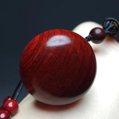 印度小叶紫檀葫芦手把件老料檀香木平安福禄车挂文玩工艺品摆件