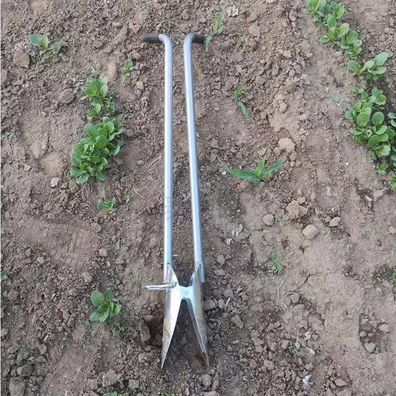 打孔移器栽器移米植栽苗器单把手提苗 鸭嘴栽播种器 玉移栽器
