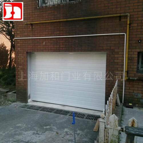 墅车板库电动翻铝合金车门库门白色方格别隔音电动卷帘门卷闸门