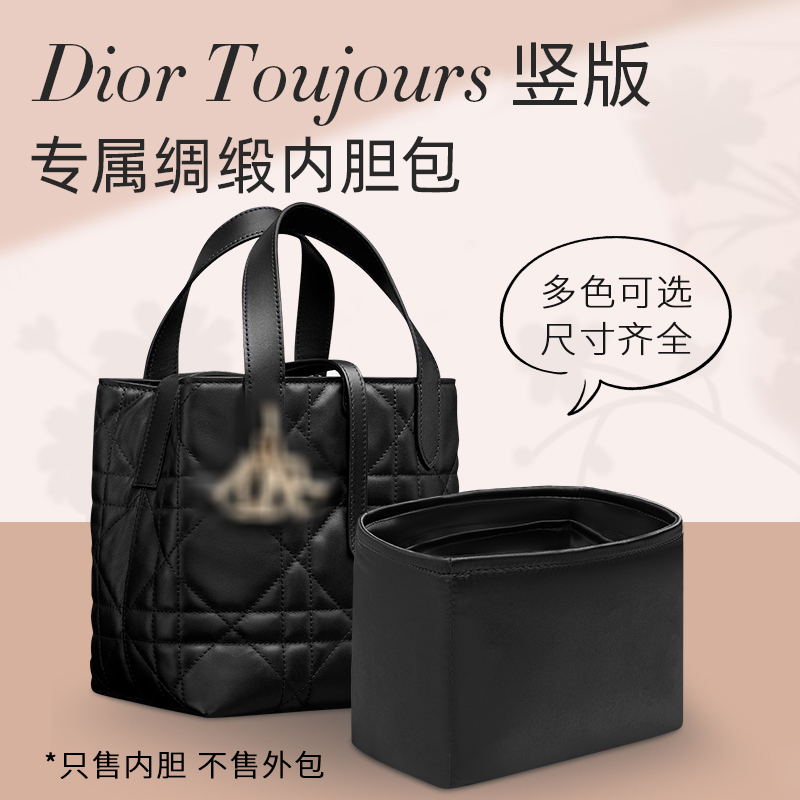 迪奥Toujours内胆包竖版绸缎包