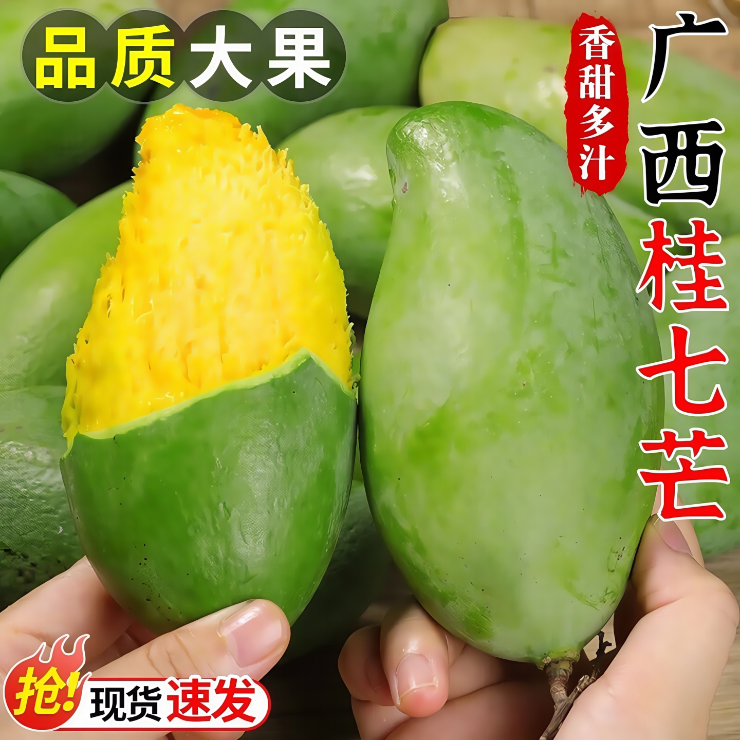 颜小荭广西百色田东桂七香芒现摘