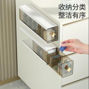整理神器 家用内衣内裤 收纳盒衣柜侧面抽屉式 分格装 袜子文胸壁挂式