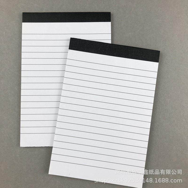 厂家生产A4/A5简约公拍纸本 条形方格日系商务学习可撕便签本