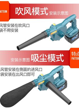 无刷鼓风机家用小型锂电吹风机大功率工业强力充电车载吹灰除尘器