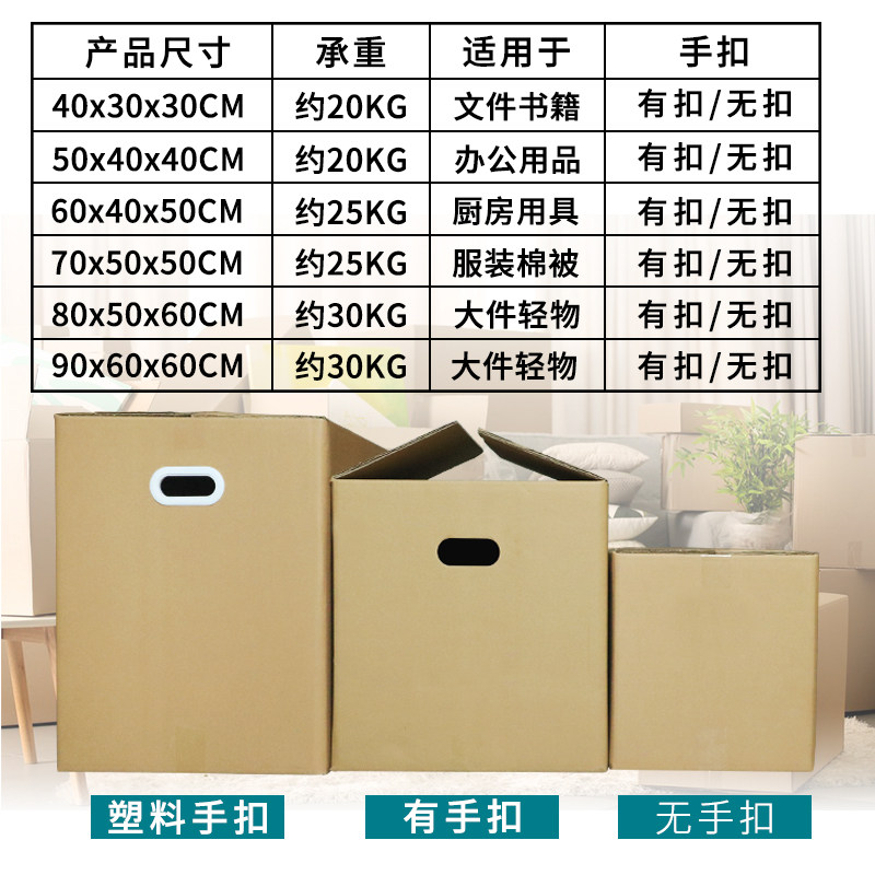 搬家打包整理大号纸箱子用的快递收纳大容量纸箱特硬加厚现货图片