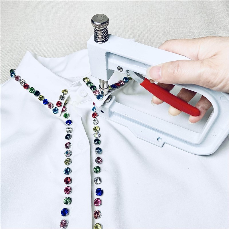 手动钉珠机钉珠扣衣服贴珠工具压扣机珍珠铆钉手压机钉钻打珠机