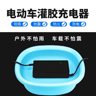 心艺电动车电瓶充电器36V12AH48V20AH60V72V30AH32AH40HA通用原装
