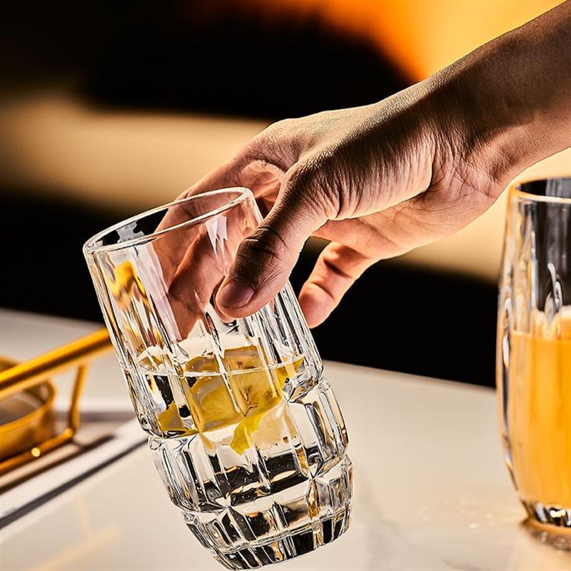 欧式水杯家用套装耐高温水晶玻璃杯加厚防烫轻奢大容量待客茶杯
