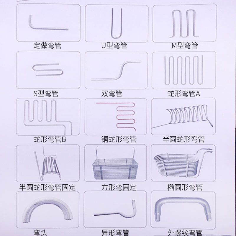 304/316不锈钢弯管盘管加工冷却螺旋弯管圆环U型换热管紫铜管定做