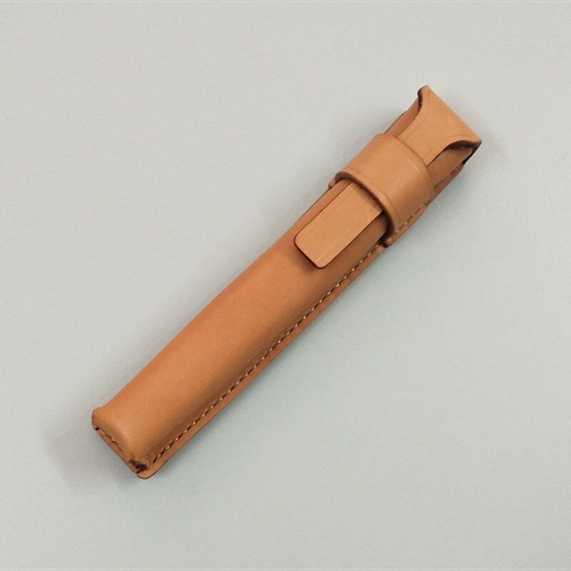薛氏工坊出品 手工制作单支笔袋植鞣头层牛皮钢笔收纳包定制包邮