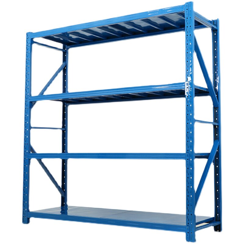 西安货架仓储置物架多层展示架重型加厚储物架仓库家用库房铁架子