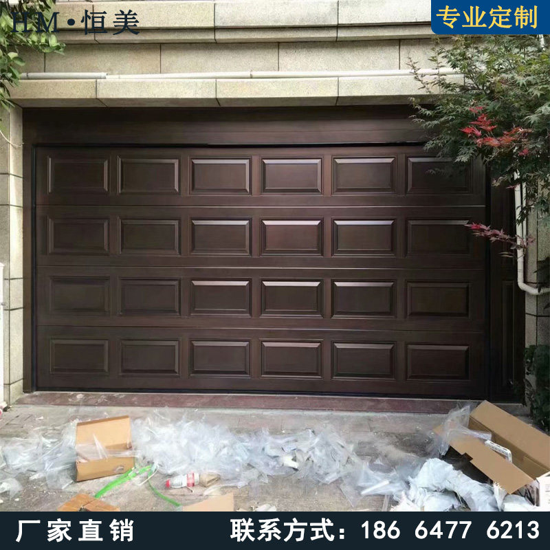 电动车库门铝合金卷闸门别墅翻板门防盗卷帘门提升门厂家定制闸门