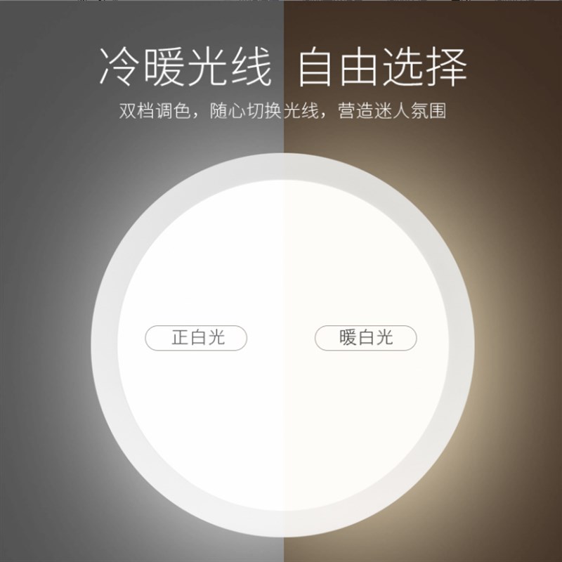 中山灯具家用阳台灯厨房过道玄关卫生间led灯三防吸顶灯现代简约