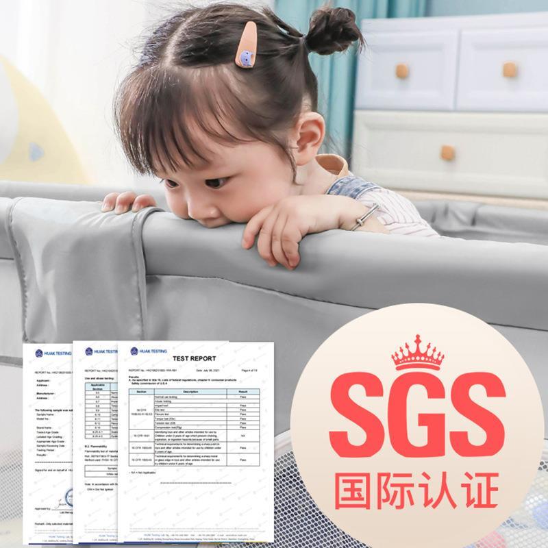 拉车围栏游戏防护栏地上爬行学步栅栏宝宝室内家用儿童房垫婴儿
