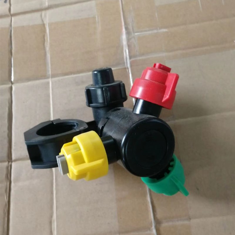 温室喷灌机育苗洒水车三位旋转喷头三种出水量扇形雾化出水形状