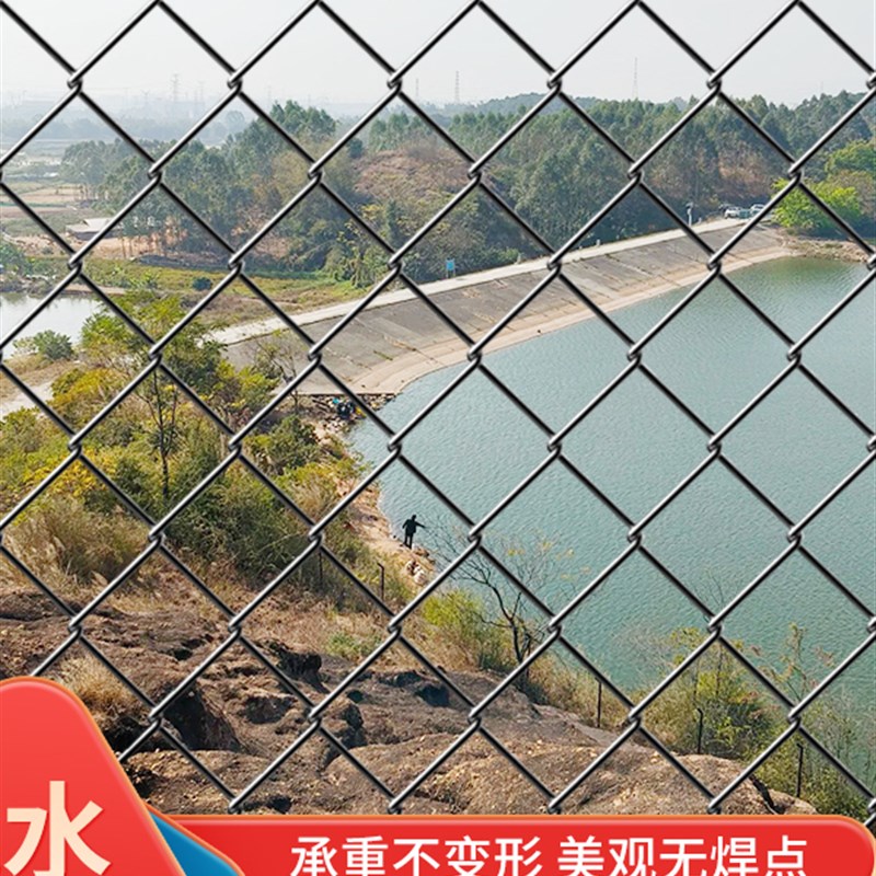 镀锌铁丝网栅栏防护网钩网钢丝网护栏网鸡笼狗笼加厚河鱼塘网