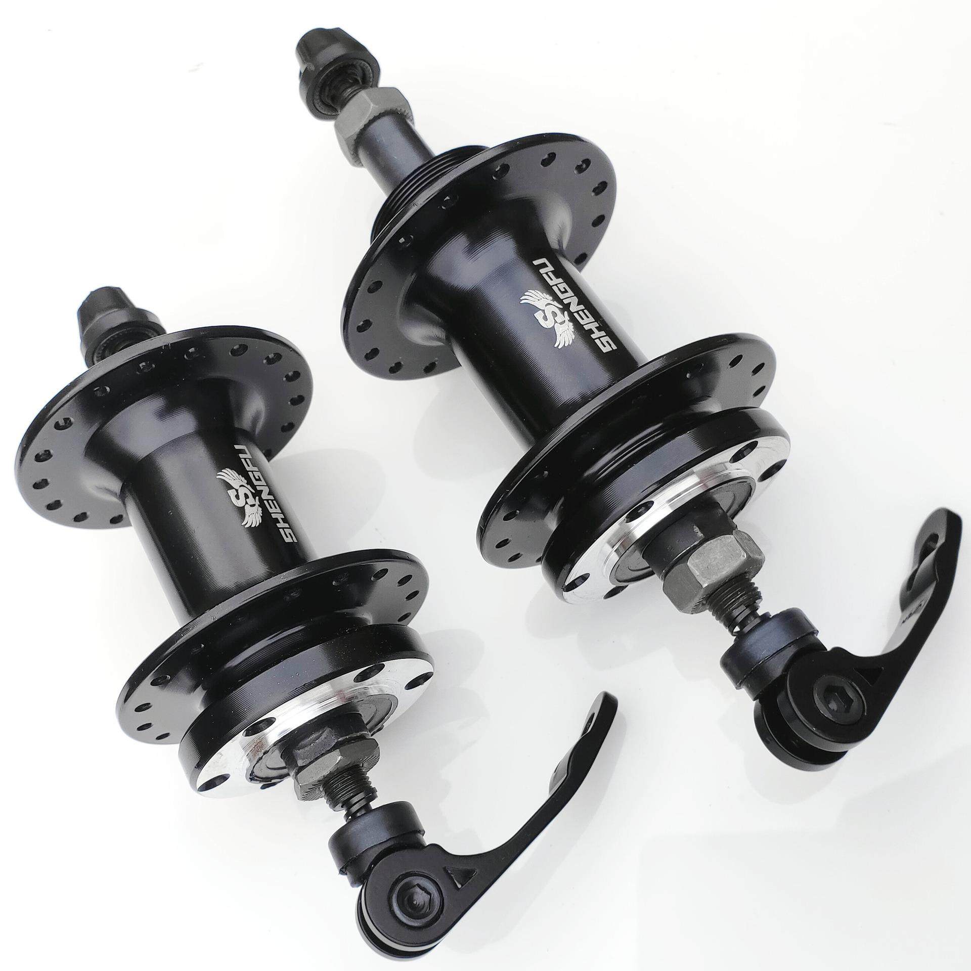 山地车培林花鼓/自行车轴承花鼓/32孔36孔铝合金旋式快拆花鼓