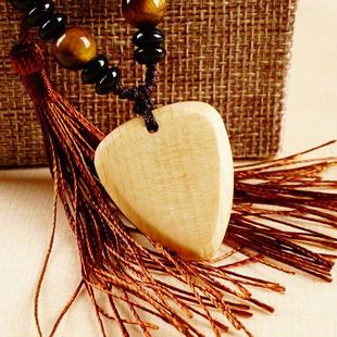 毕业礼实木拨片个性图文设计 吊坠 项炼七夕生日礼物定制雕刻弹簧