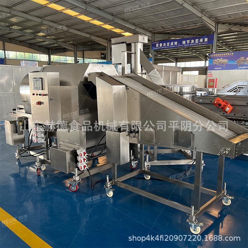 商用鸡柳鸡排油炸锅不锈钢预制菜加工油炸设备大型鸡腿油炸机