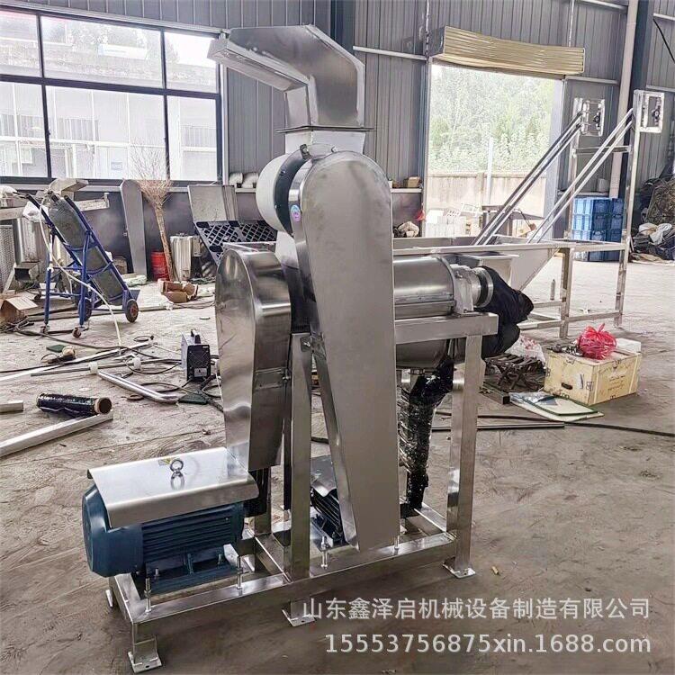 生姜甜梨羽衣甘蓝破碎打汁机哈密瓜苹果柚子工业榨汁机果蔬榨汁机