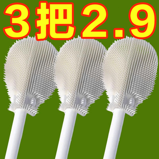 硅胶长柄杯刷小口径水杯破壁机毛刷无死角清洗神器洗杯子软毛刷子