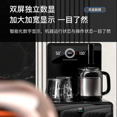 BRSDDQ茶吧机家用2024新款全自动高端智能语音消毒柜饮水机轻奢风