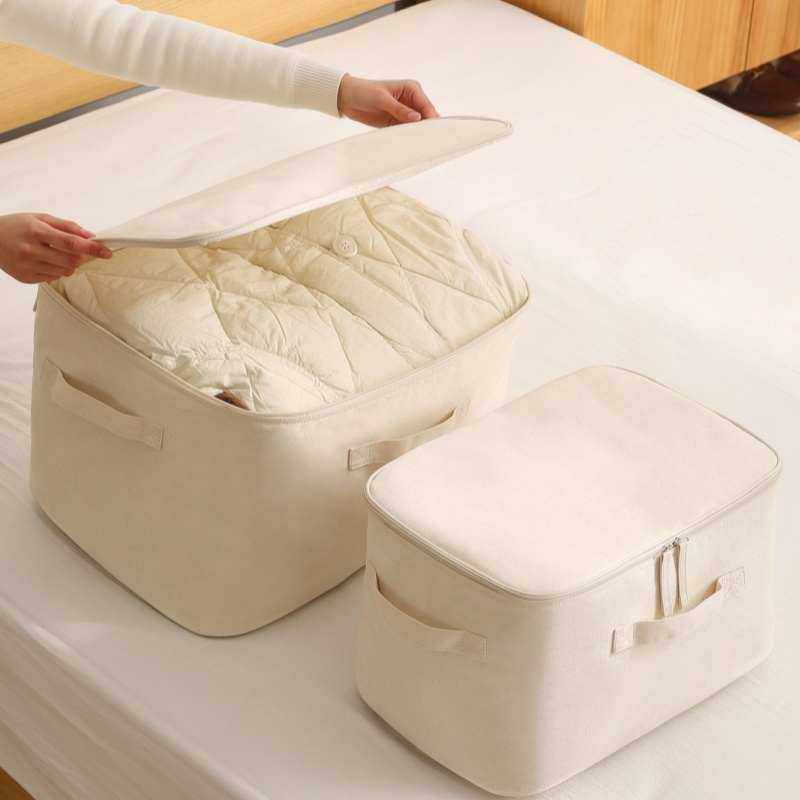 衣服被子收纳袋衣物整理大容量防尘防潮衣柜储物袋全棉加厚收纳箱,收纳整理,被子防尘袋,淘宝优惠券,粉丝福利购,淘宝优惠卷
